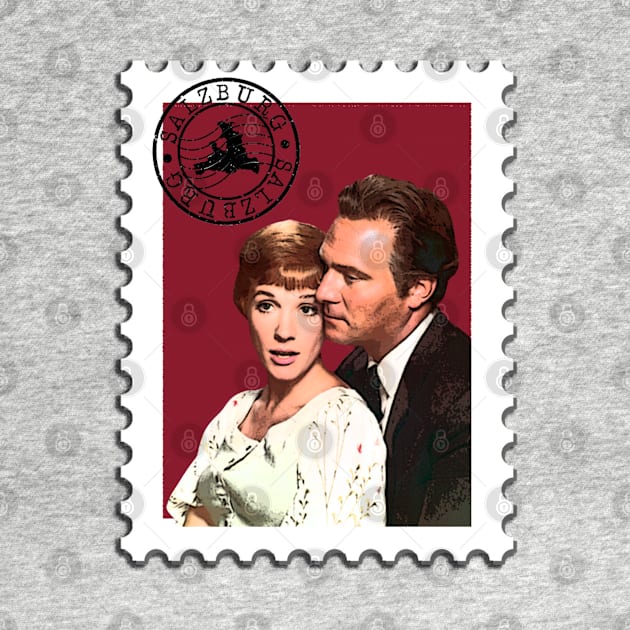 Sound of Music Georg and Maria Stamp by baranskini